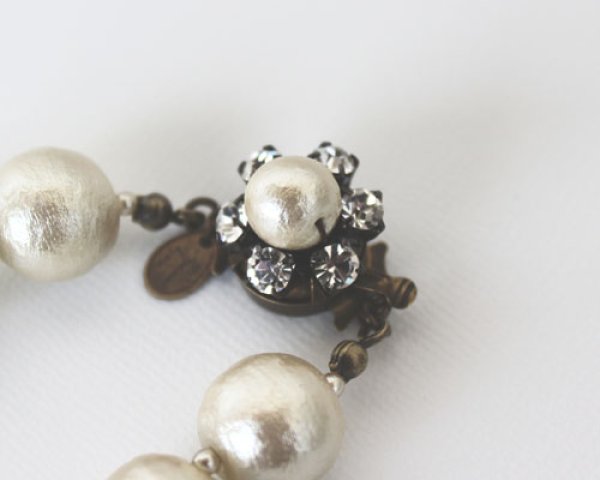 画像2: 【Kanami bijoux】  コットンパール シャイニー ネックレス (2)