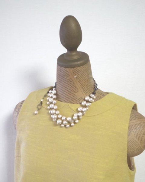 画像4: 【Kanami bijoux】  コットンパール ボリュームネックレス（ホワイト） (4)