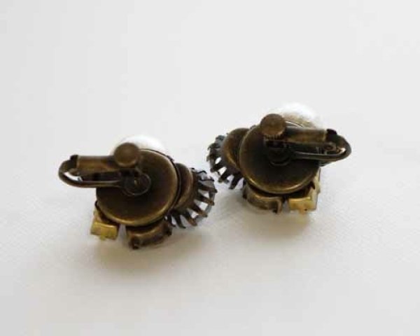 画像2: 【Kanami bijoux】  コットンパールボリュームイヤリング (2)