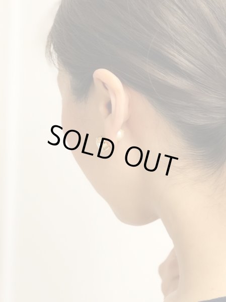 画像6: 【MASALO】  一粒スワロフスキー パールキャッチピアス（クリア） (6)