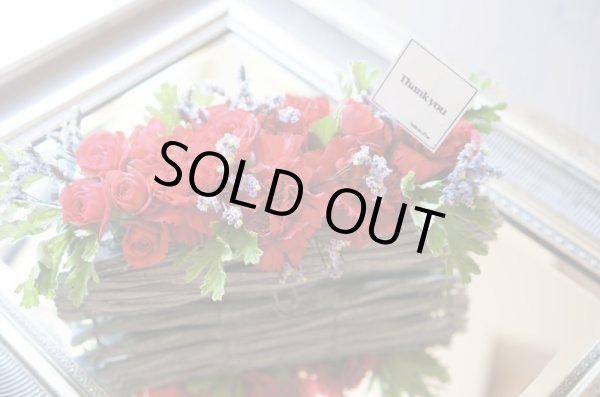 画像3: 2025【生花】母の日のテーブルアレンジメント　（赤） (3)