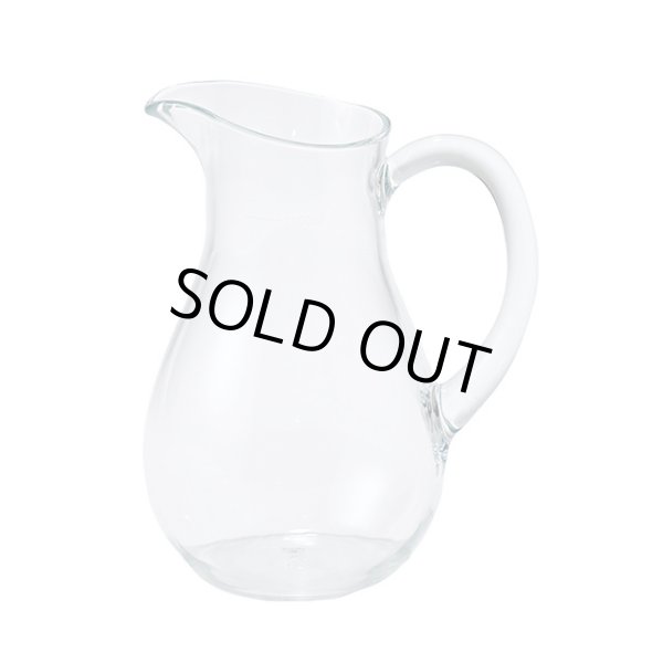 画像2: クリスタルガラスのようなピッチャー型の花瓶（Mサイズ) (2)