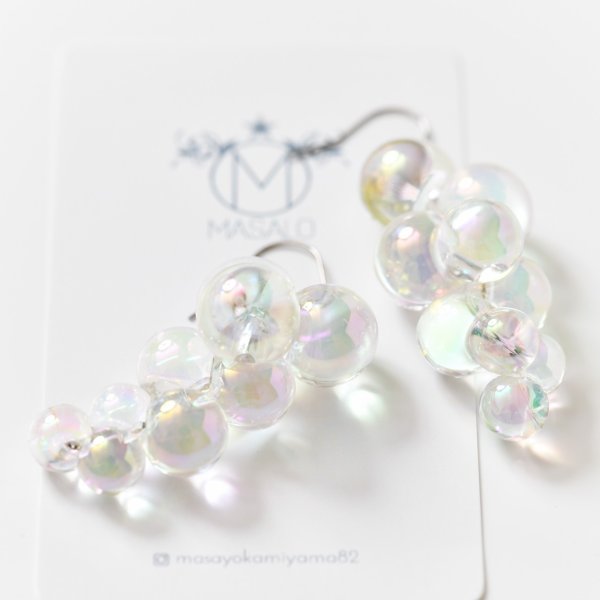 画像5: 【MASALO】 シャボン玉　ピアス・イヤリング　M (5)