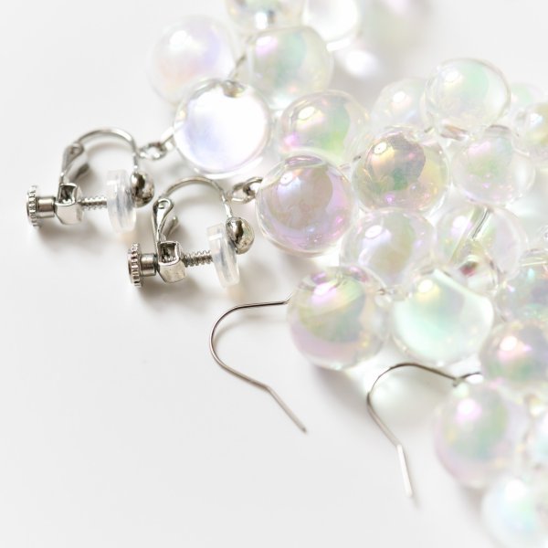 画像4: 【MASALO】 シャボン玉　ピアス・イヤリング　M (4)