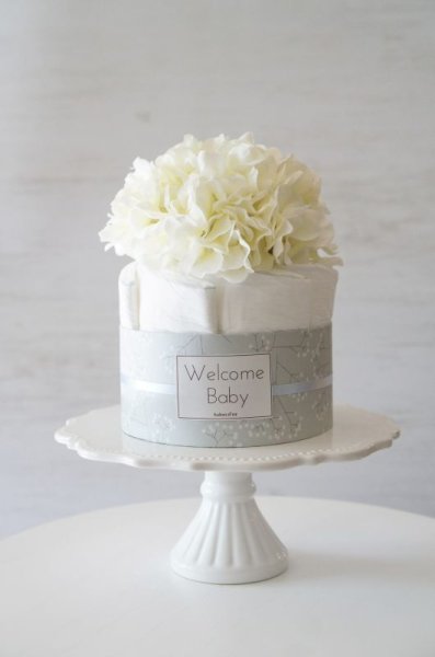 画像3: 【Salon d’or】かわいい柄のおむつケーキ(Baby's breath) (3)