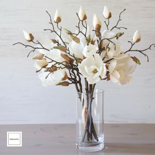 画像4: 【造花】マグノリア(モクレン・ 48cm・7本セット) (4)