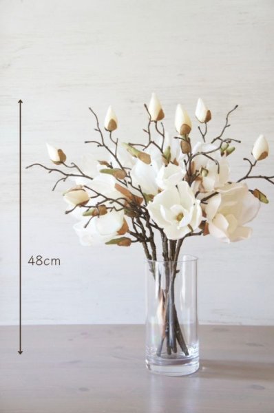 画像5: 【造花】マグノリア(モクレン・ 48cm・7本セット) (5)