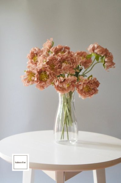 画像4: 【造花】フリンジスカビオサ（モーヴピンク）15本セット (4)