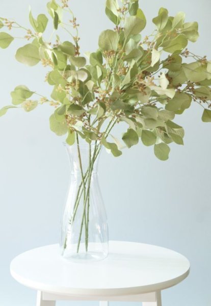 画像2: 【造花】ユーカリ（スモーキーグリーン・68cm・5本セット） (2)