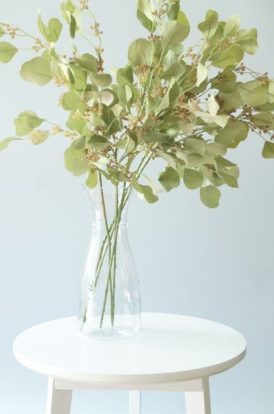 画像3: クリスタルガラスのようなカラフェ型の花瓶（Mサイズ) (3)