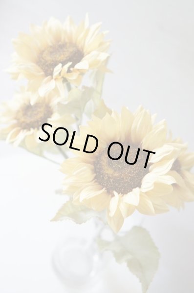 画像2: 【造花】ひまわり（くすみイエロー） (2)