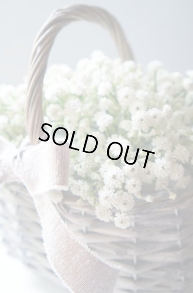 画像4: 【造花】かすみ草のバスケットアレンジメント (4)