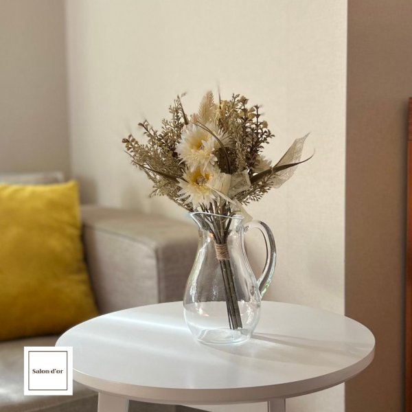 画像3: 【Thank you】【Happy Birthday】ドライフラワー調のガーベラブーケ (3)