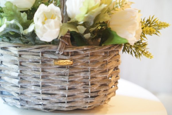 画像7: チューリップ バスケットアレンジメント（ボリュームタイプ） (7)