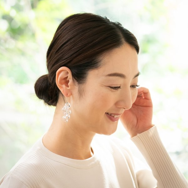 画像2: 【MASALO】 シャボン玉　ピアス・イヤリング　M (2)