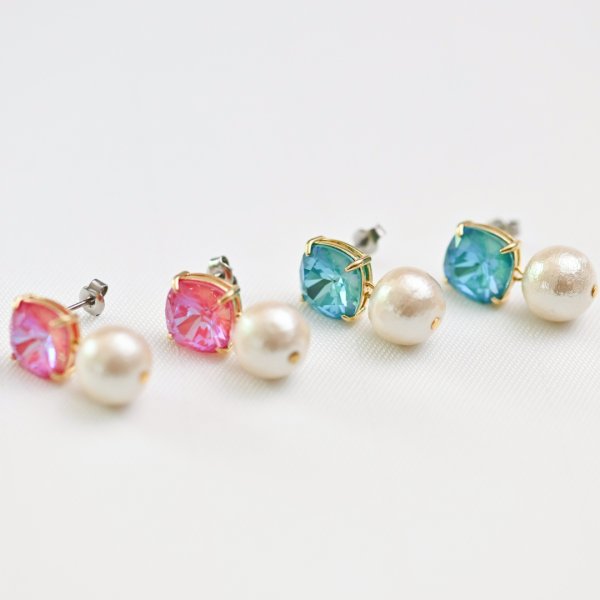 画像2: 【MASALO】 ディライト　ピアス（2色展開） (2)