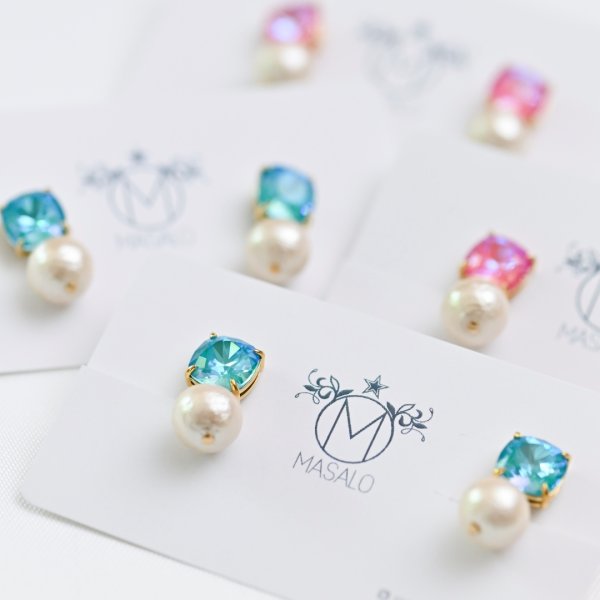 画像2: 【MASALO】 ディライト　イヤリング（2色展開） (2)