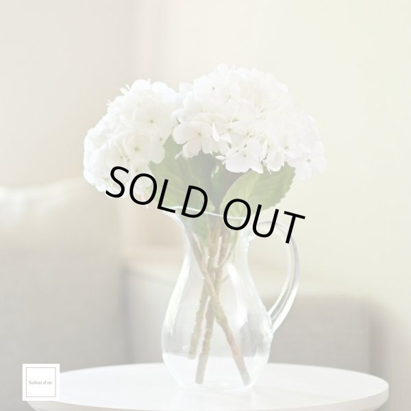 画像2: 【再入荷予定】【造花】あじさい（ホワイト）　33cm3本セット (2)