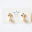 画像5: 【MASALO】 スワロとコットンパールのピアス（2色展開） (5)