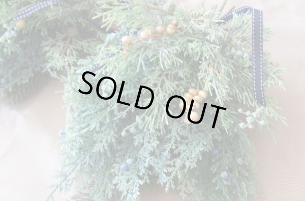 画像2: 【造花】ナチュラル クリスマス スワッグ   (2)