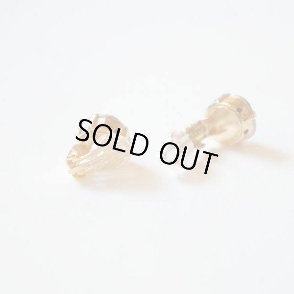 画像3: 【MASALO】  一粒スワロフスキー イヤリング（グレー） (3)