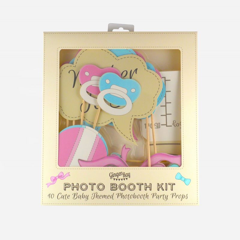 gingerray イギリス フォトブースプロップス baby shower サロン